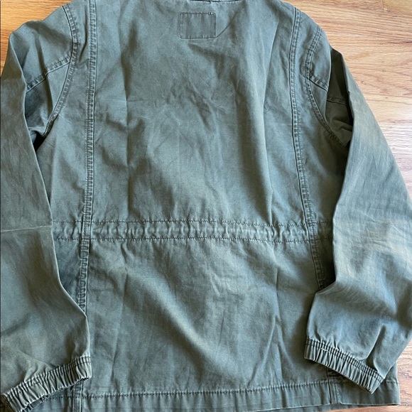 EUC Old Navy Cotton Green Utility Jacket sz S - Picture 4 of 4